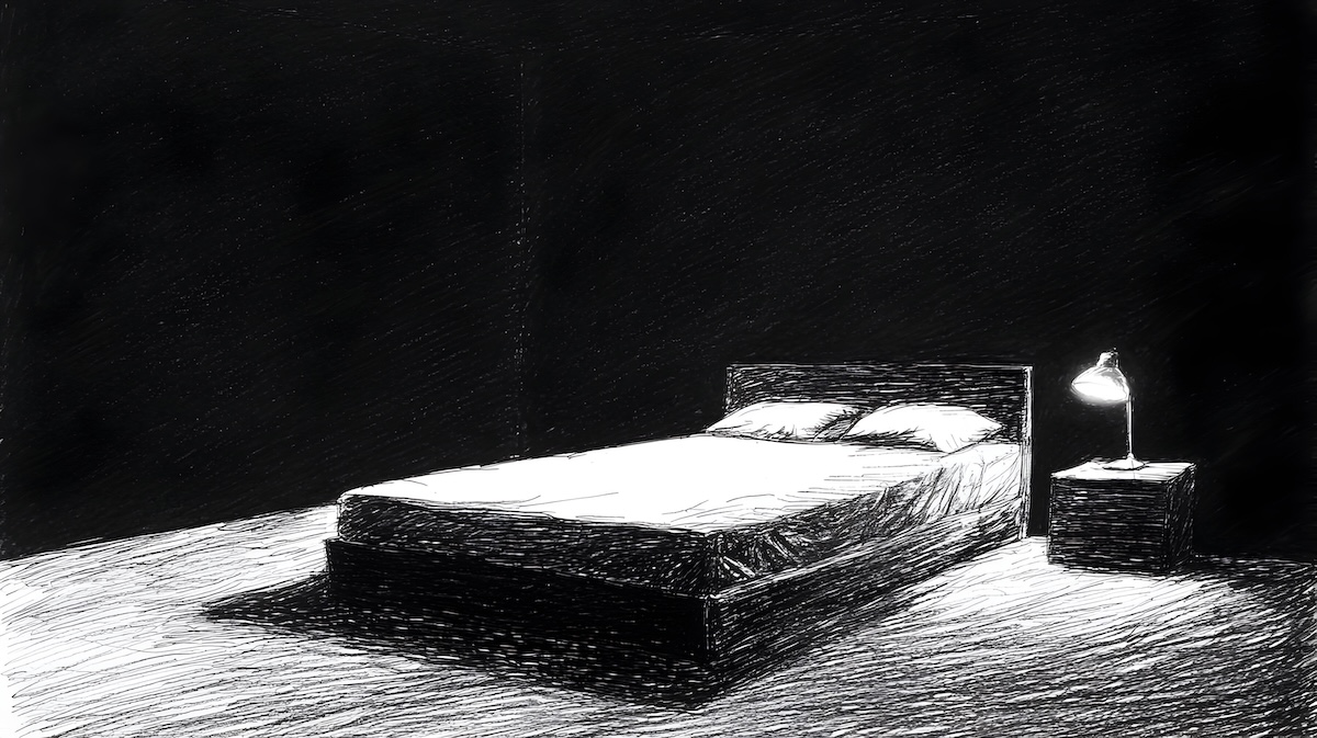 An illustration of insomnia